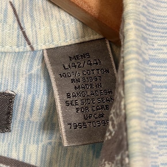 Monte Carlo Men’s Shirt Fishing Sailfish and Marlin Pattern Large - Picture 6 of 6